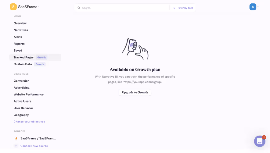 Narrative BI Dashboard
