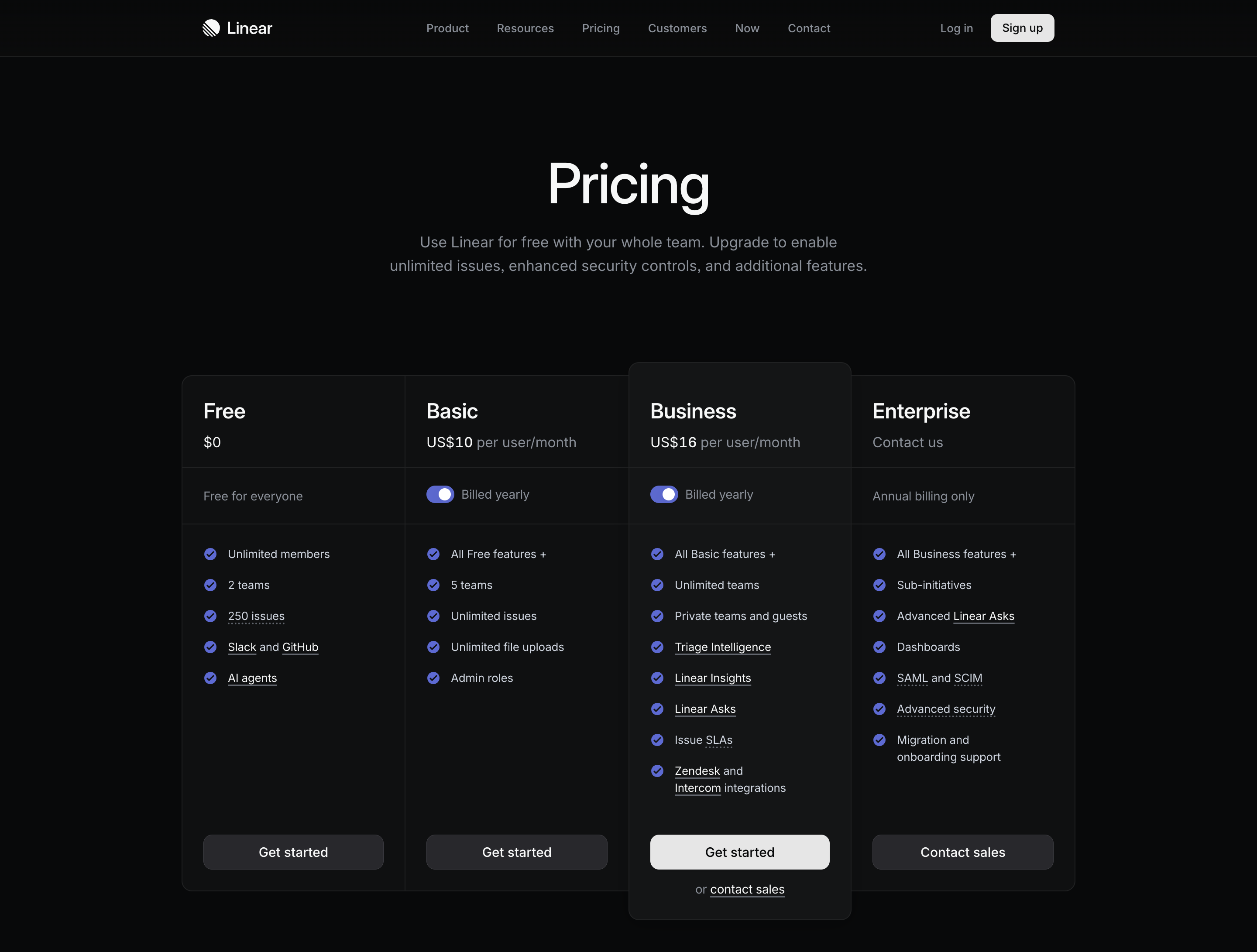Linear Three-Tier pricing