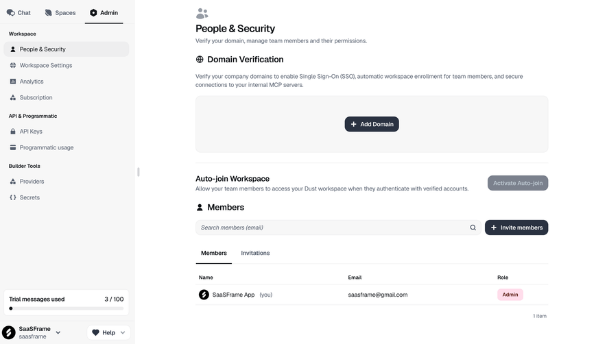 Dust People & Security