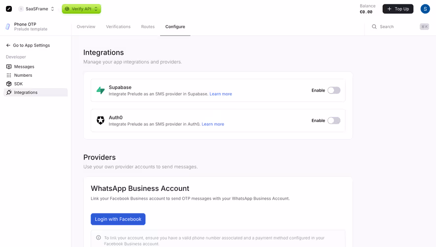 Prelude Integrations