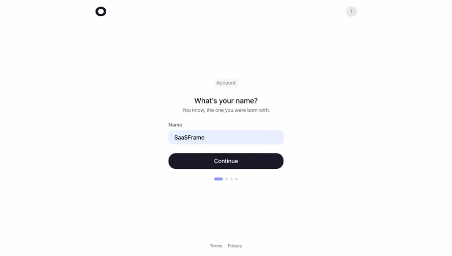 Visitors Account Name
