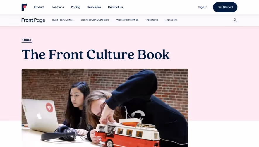Front Culture Book