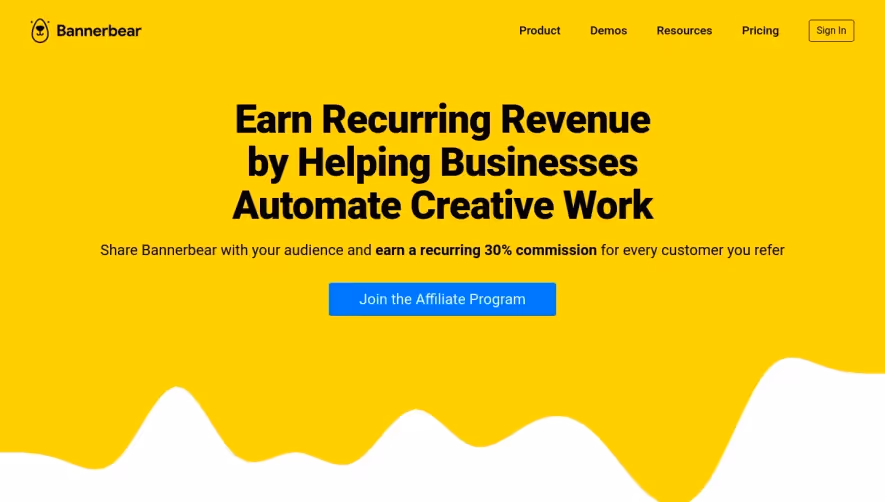 Bannerbear Affiliate Page