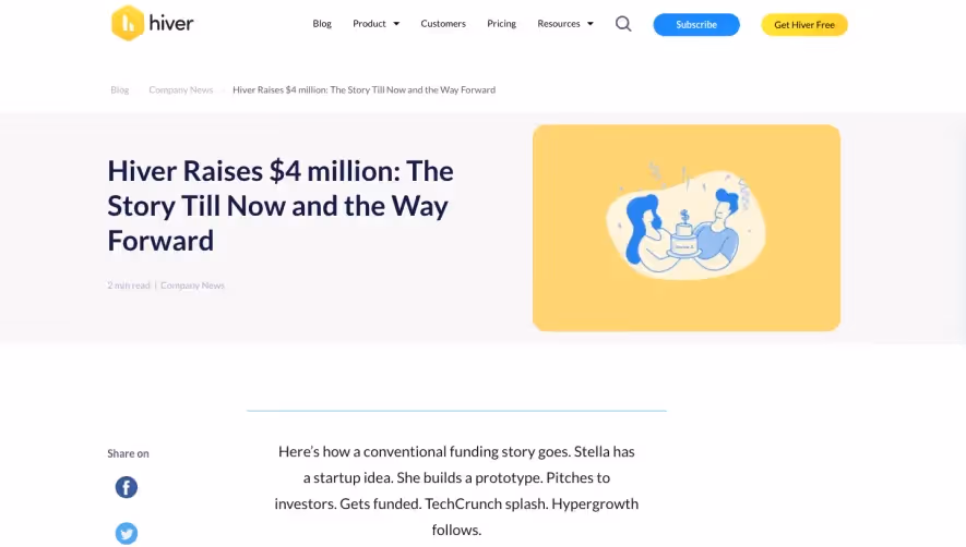 Hiver Funding Announcement