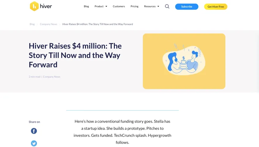 Hiver Funding Announcement