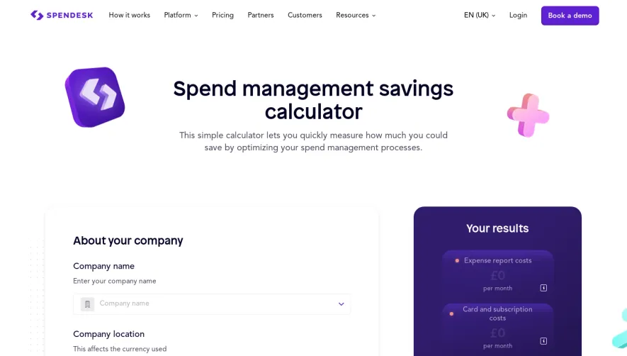 Spendesk Expense Calculator