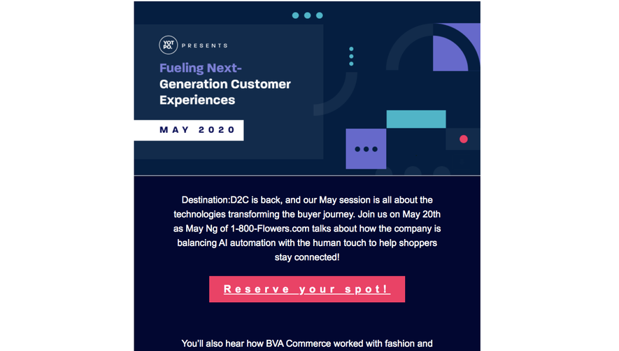 Yotpo Event Announcement Emails