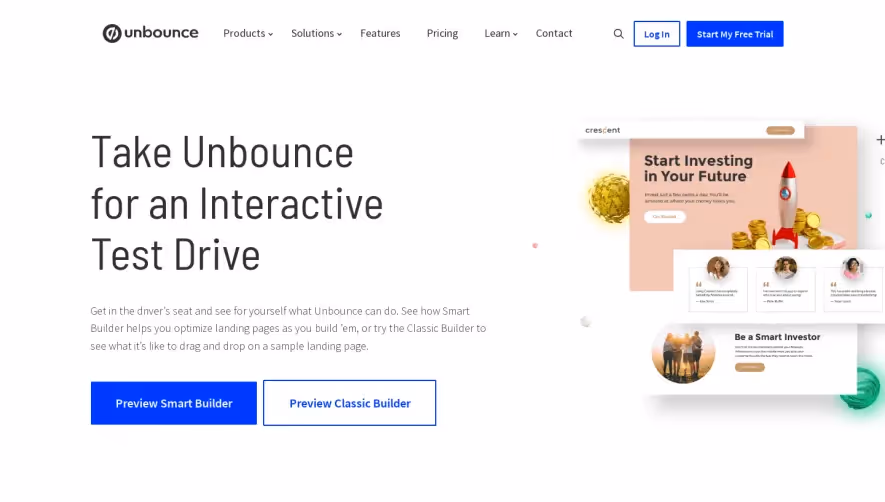 Unbounce Demo Request