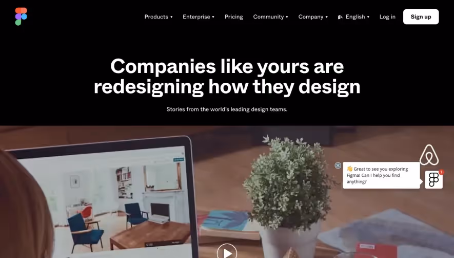 Figma Customers Page