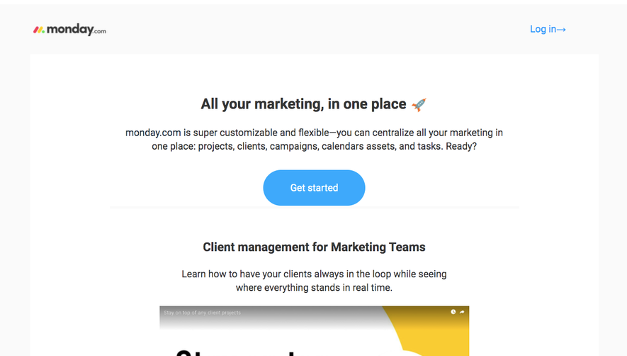 Monday Onboarding Emails