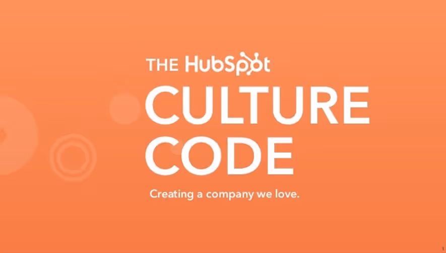 Hubspot ulture Code: Creating A Lovable Company