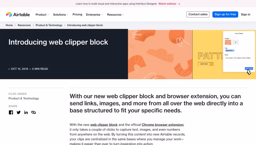 Airtable Product Update