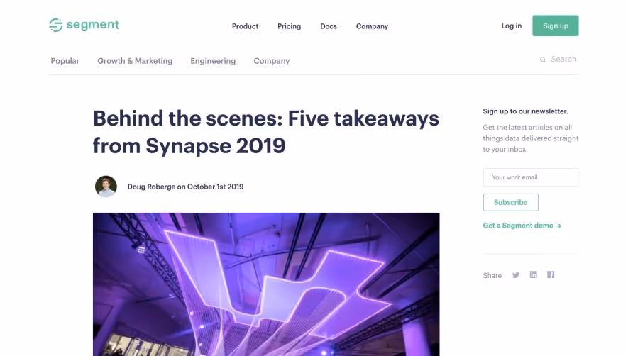 Segment Event Recaps