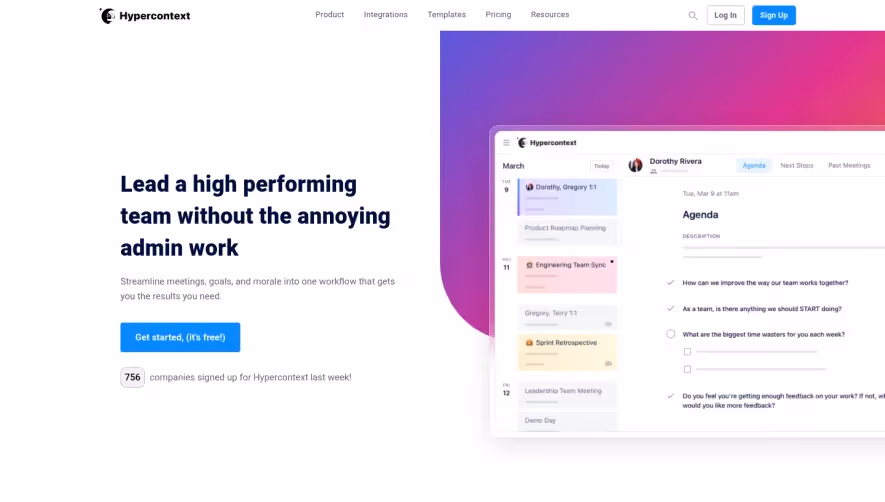 Hypercontext oapbox Landing Page