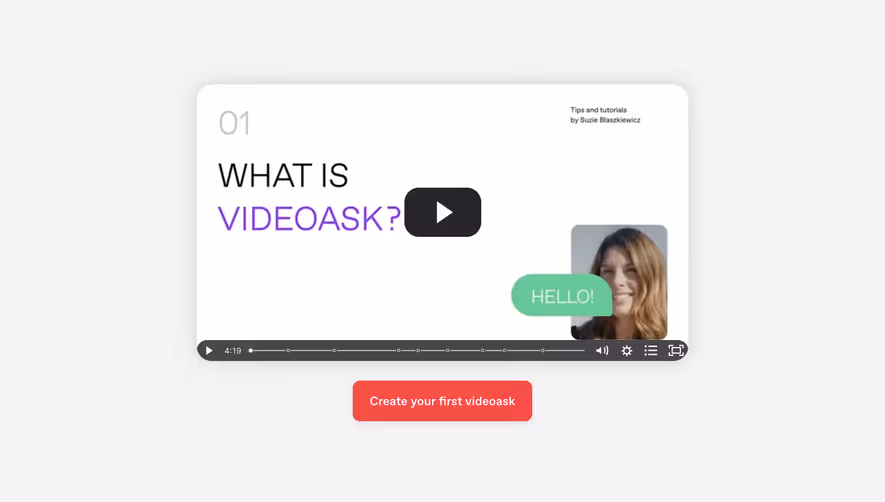 VideoAsk User Onboarding