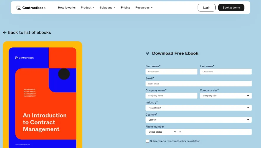 Contractbook eBook Page