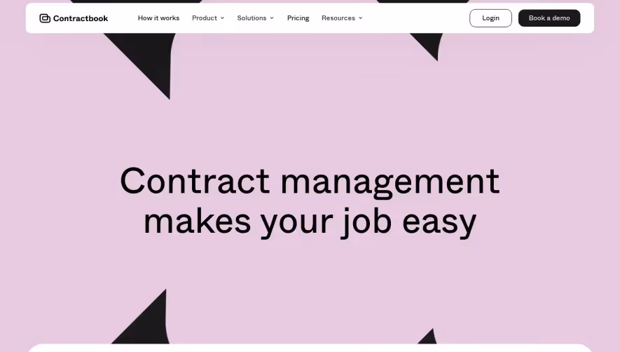 Contractbook Features Page