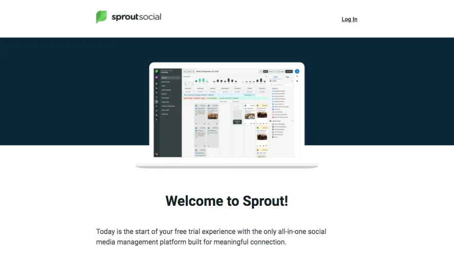 Sprout Social Welcome Email
