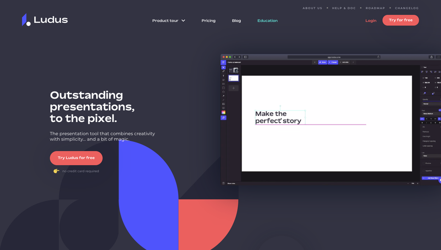 Ludus Landing Page