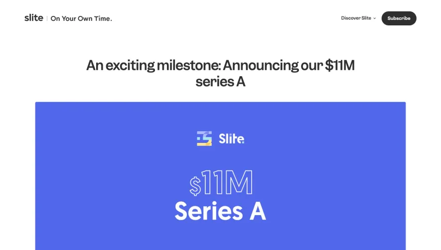 Slite Funding Announcement