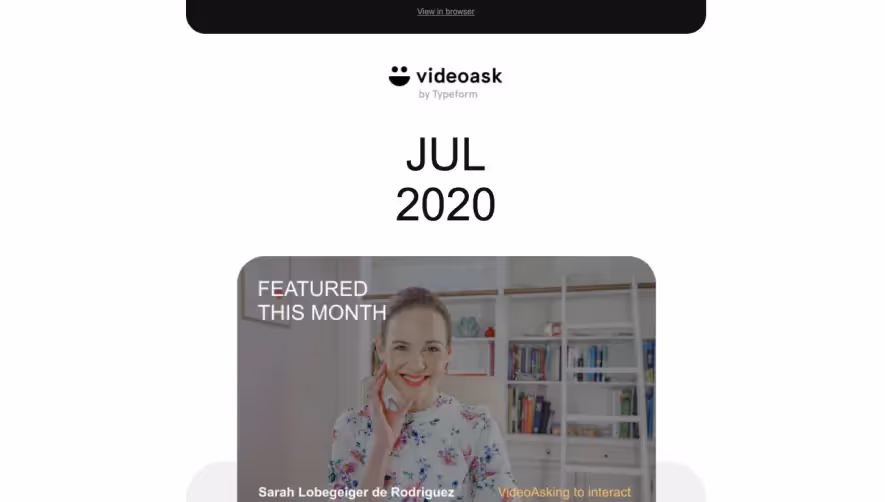 VideoAsk Newsletters