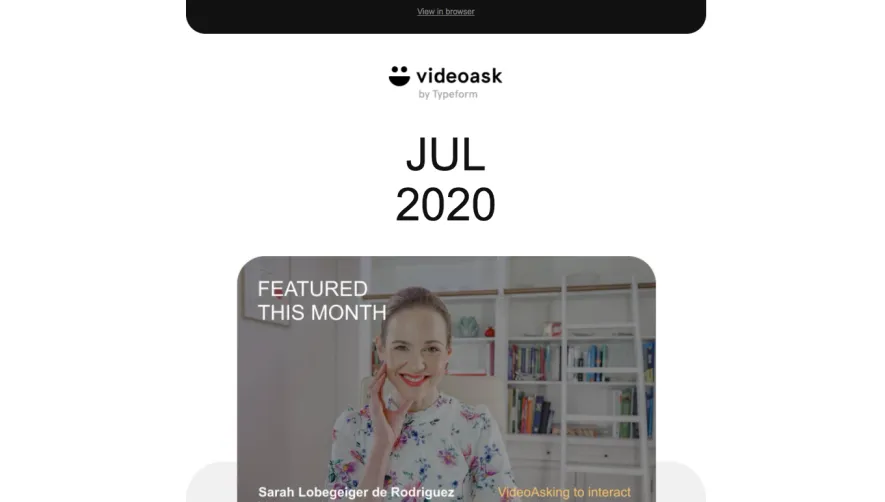 VideoAsk Newsletters