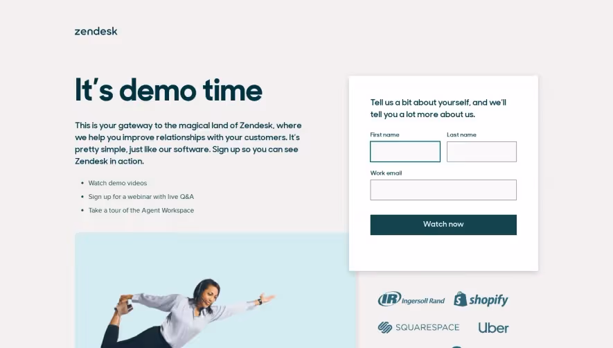 Zendesk Demo Request