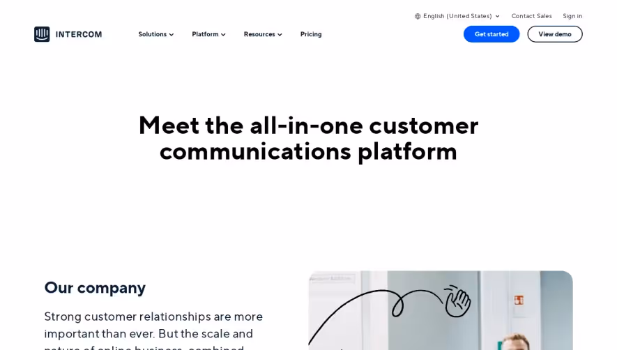 Intercom About Page