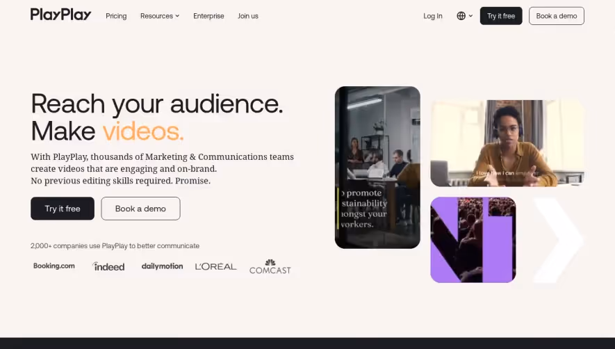 PlayPlay Landing Page