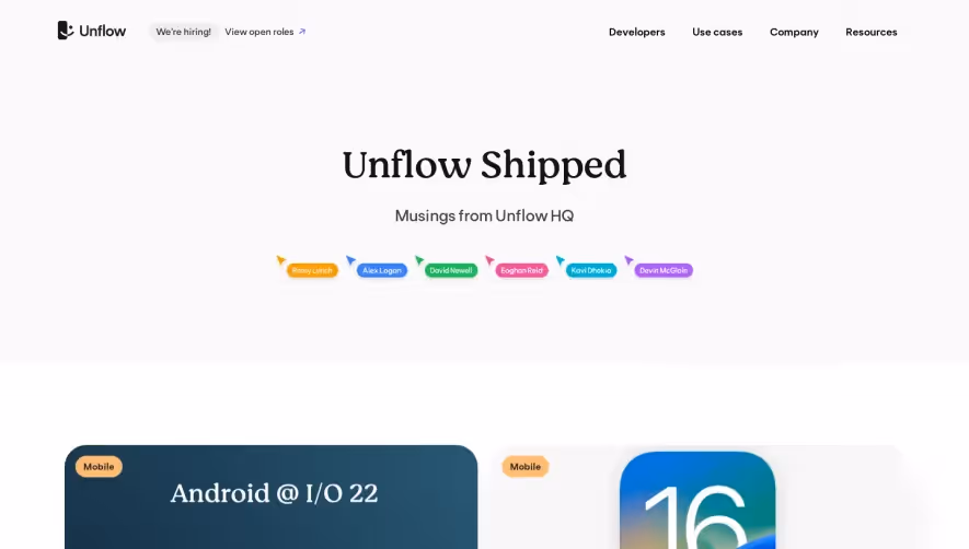 Unflow Blog Feed