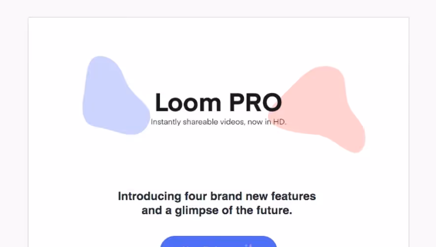 Loom new feature email