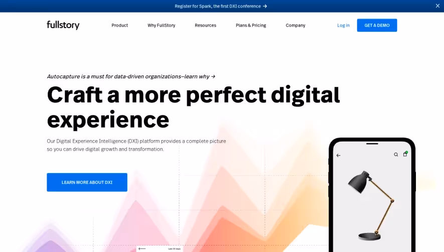 Fullstory Landing Page