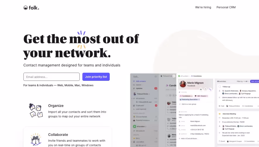 Folk Early Access Page