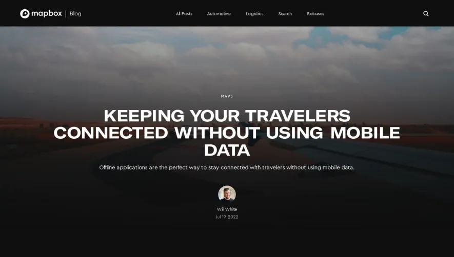 Mapbox Blog Template