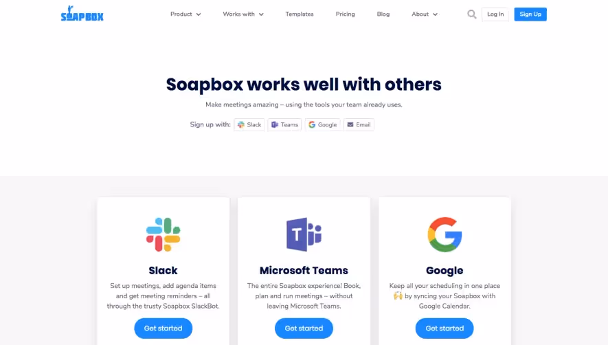 Hypercontext oapbox Integrations Page