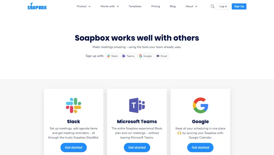 Hypercontext oapbox Integrations Page