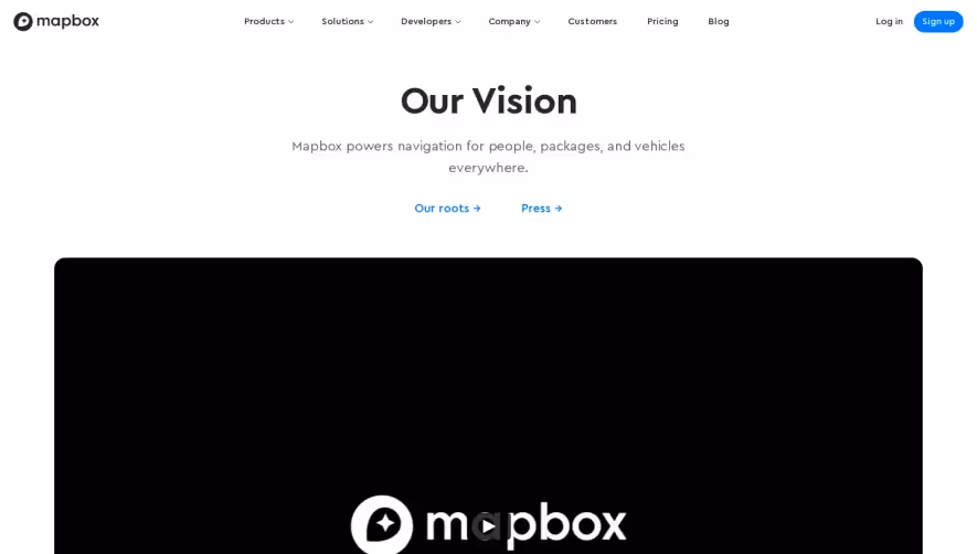 Mapbox About Page