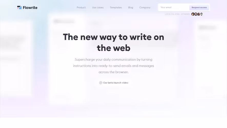 Flowrite Features Page