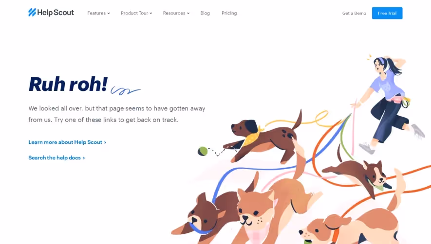 Help Scout 404 Pages