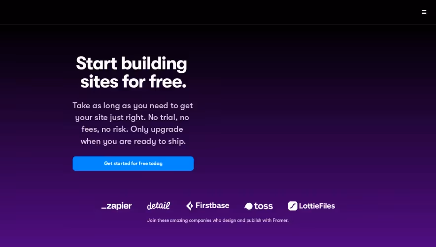 Framer Pricing Page