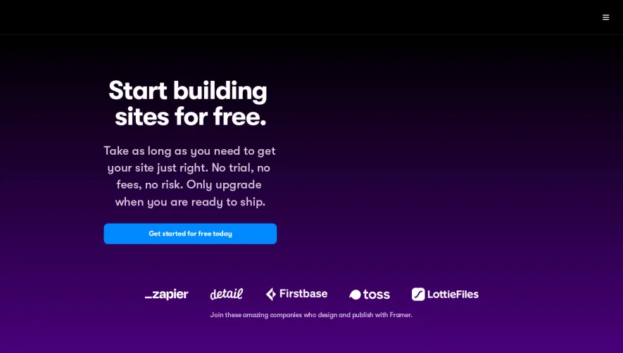 Framer Pricing Page