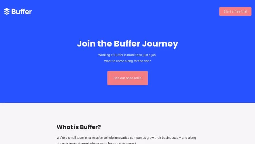 Buffer Careers Page