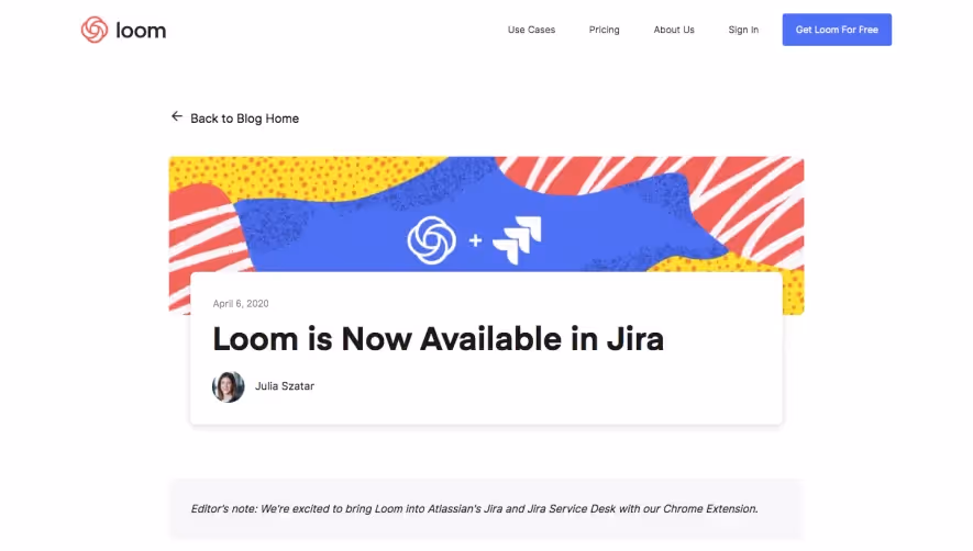 Loom New Integration