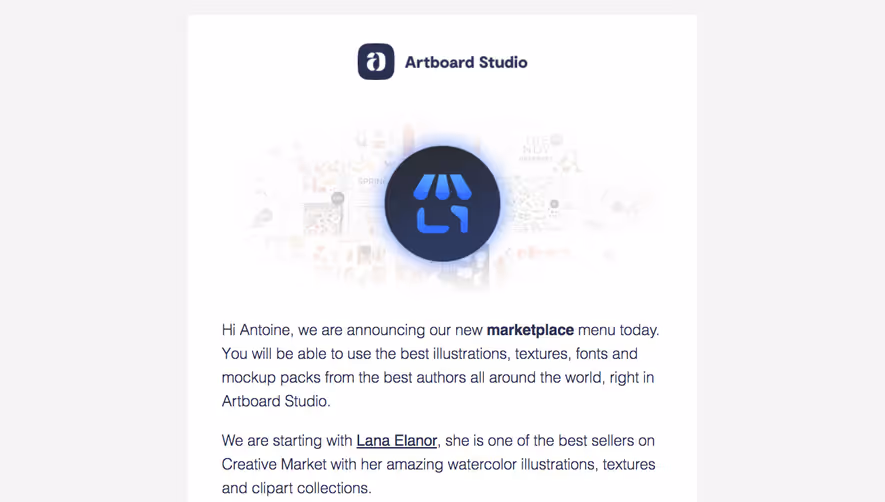 Artboard Studio New Feature Emails