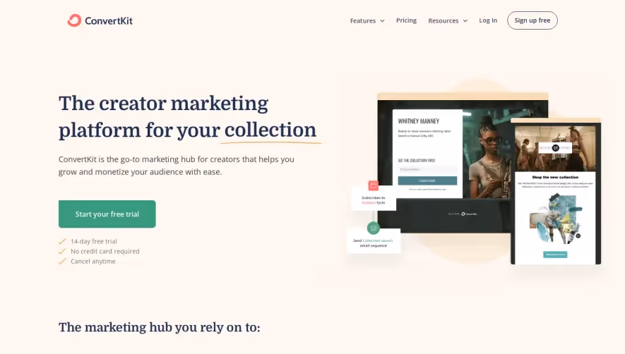 ConvertKit Landing Page