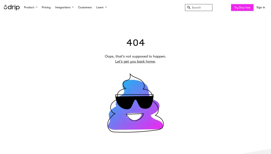 Drip 404 Page