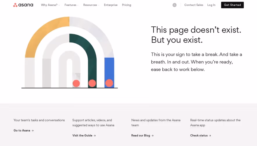 Asana 404 Page