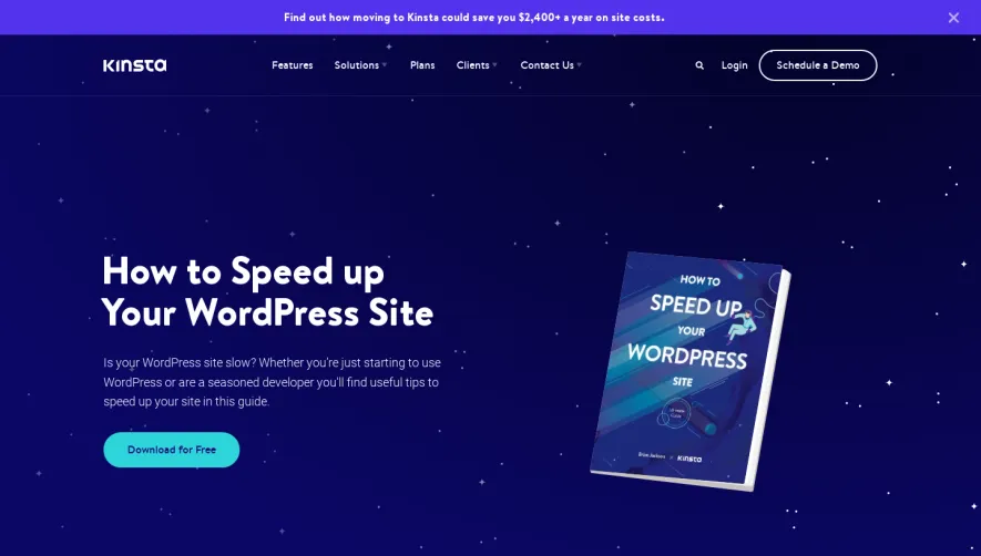 Kinsta eBook Page
