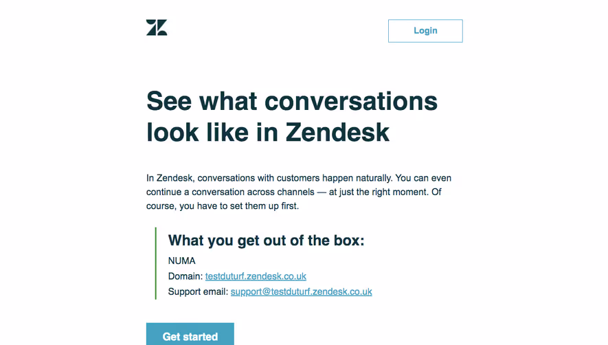 Zendesk Onboarding Emails