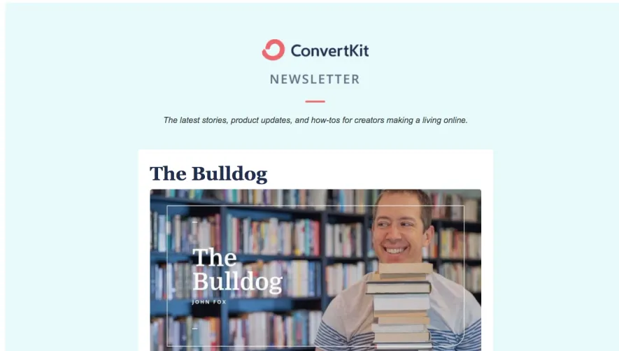 ConvertKit Newsletter